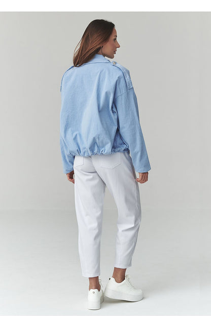  Veste en velours côtelé model 225694 Makadamia 